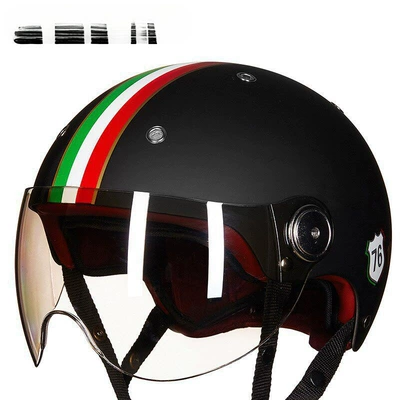 Motosiklet dəbilqələri | National Standard, Summer - s-dark-gray-red-white-green-little-italy-b103