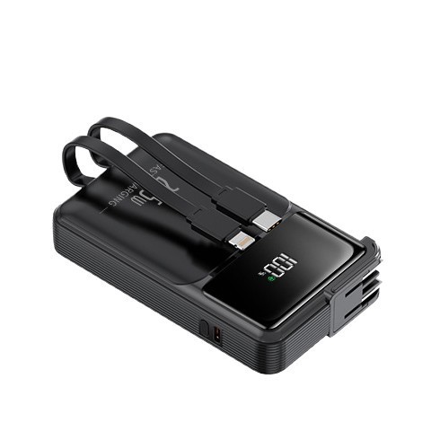 急速充電10000mAh、ケーブル内蔵、プラグ一体型、ポータブルモバイル電源、ポリマーリチウム電池|undefined