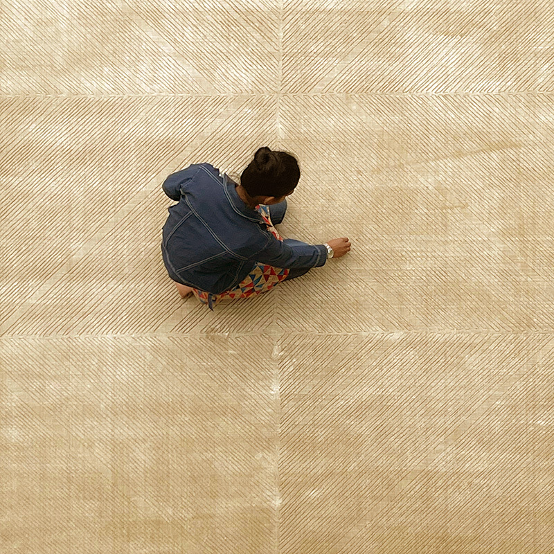 Fábrica fuente alfombra de sala de estar fácil de cuidar alfombra de cama gruesa india villa de gama alta alfombra hecha a mano personalizada