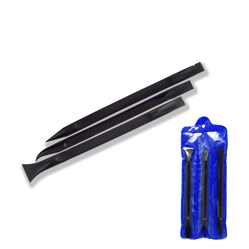 防静电撬棒 ESD拆机棒三件套 黑色撬棒 手机拆机开壳工具塑料撬棍