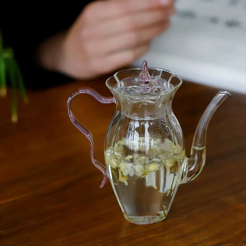 Glass teapot, iced tea, green tea