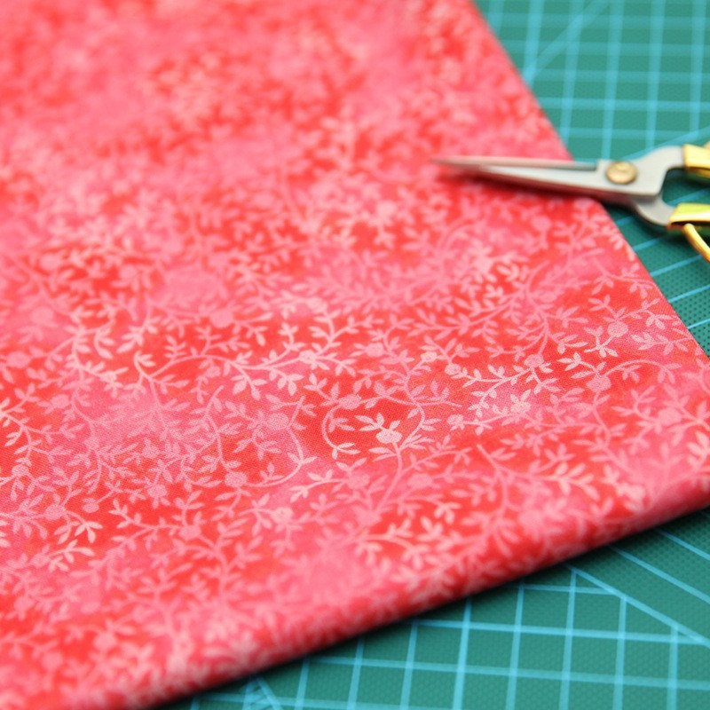 Tela de bordado hecha a mano para patchwork DIY, tela de bordado Lu, tela de bordado de moda, tela floral de algodón para punto de cruz y muñecas.