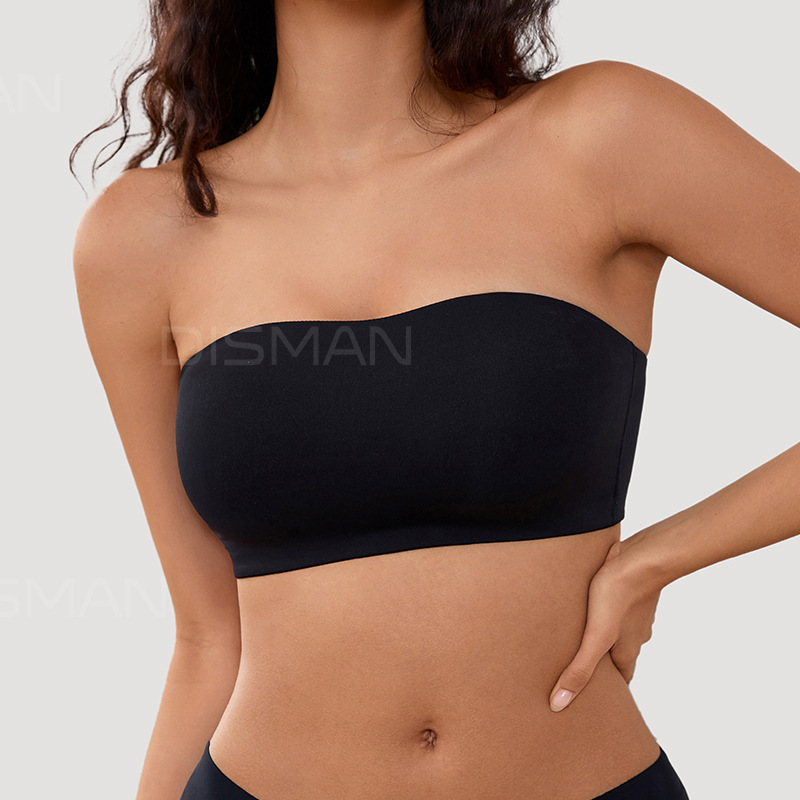 Skim* Seamless Bandeau Bra for Women with Large Busts, Makes the Bust Look Smaller, Summer Comfortable Non-Slip Underwear, Strapless and Non-Slip Bra