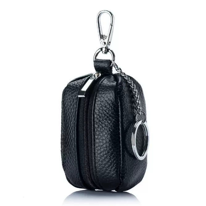 Capacious key bag, shoulder bag, cute universal small bag, fashionable storage system, genuine leather