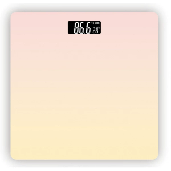 Gradient orange display weight scale
