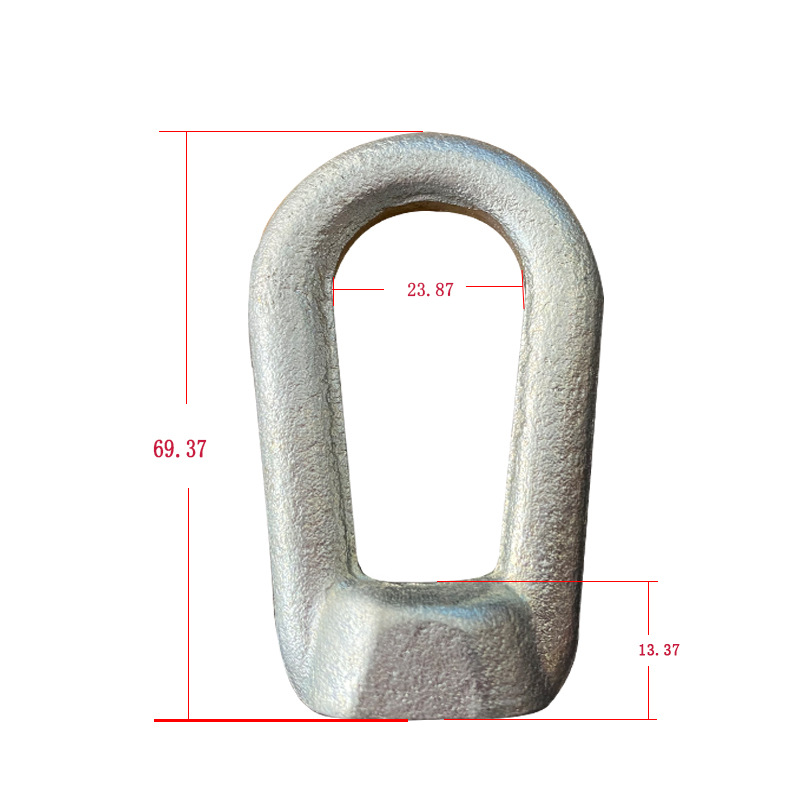 梨形环,椭圆形吊环1眼型吊环58热镀锌HDG碳钢美标眼型螺母78