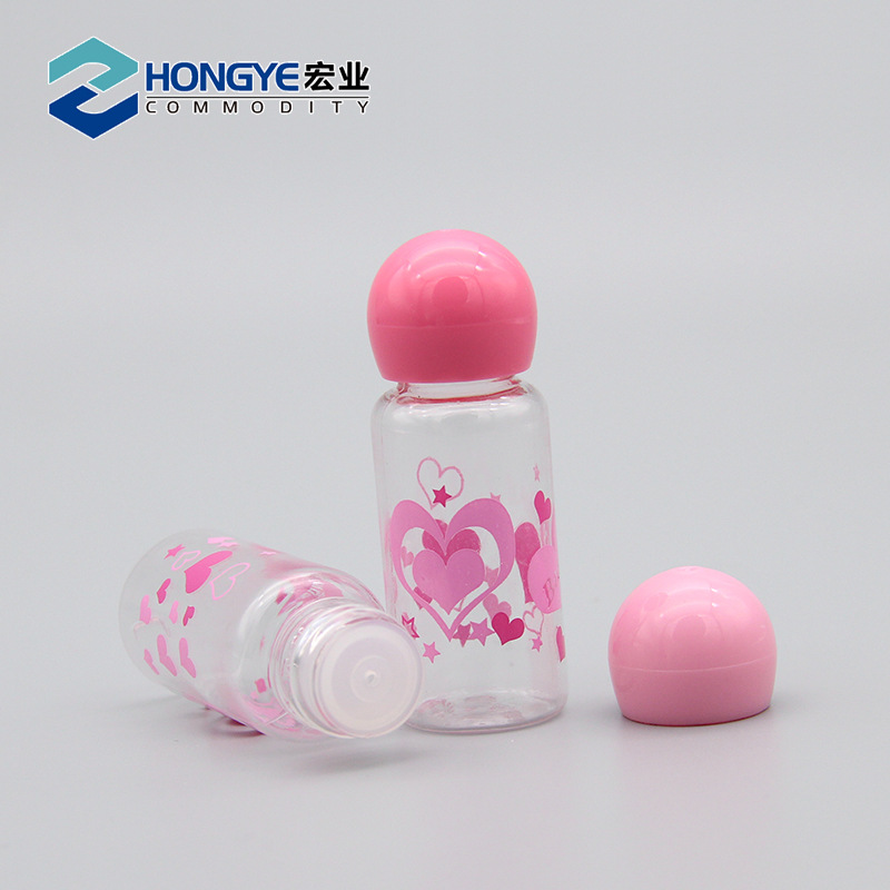厂家优惠 15ml迷你韩版多彩球盖分装瓶 螺旋盖圆盖瓶  pet塑料瓶