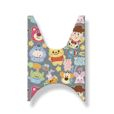 Xindazhou Ns125La Foot Pad Electric vehicle foot mat - gray-background-cartoon-bear-ns125la