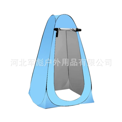 Cover, Quick-Open Toilet, Avtomobil dam çadırları - sky-blue-12-meters-12-meters-19-meters-two-window-version