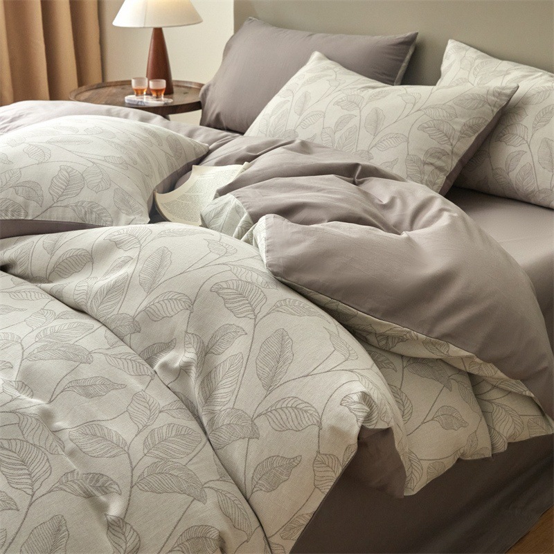 Impression style-bronze gray [cotton fabric, soft and skin-friendly]