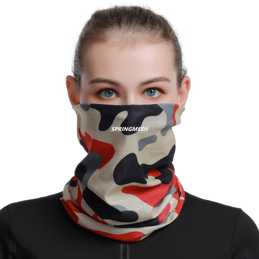 Desert camouflage magic headscarf, versatile headscarf, multifunctional seamless headscarf, sports face mask, sweat-absorbing wristband