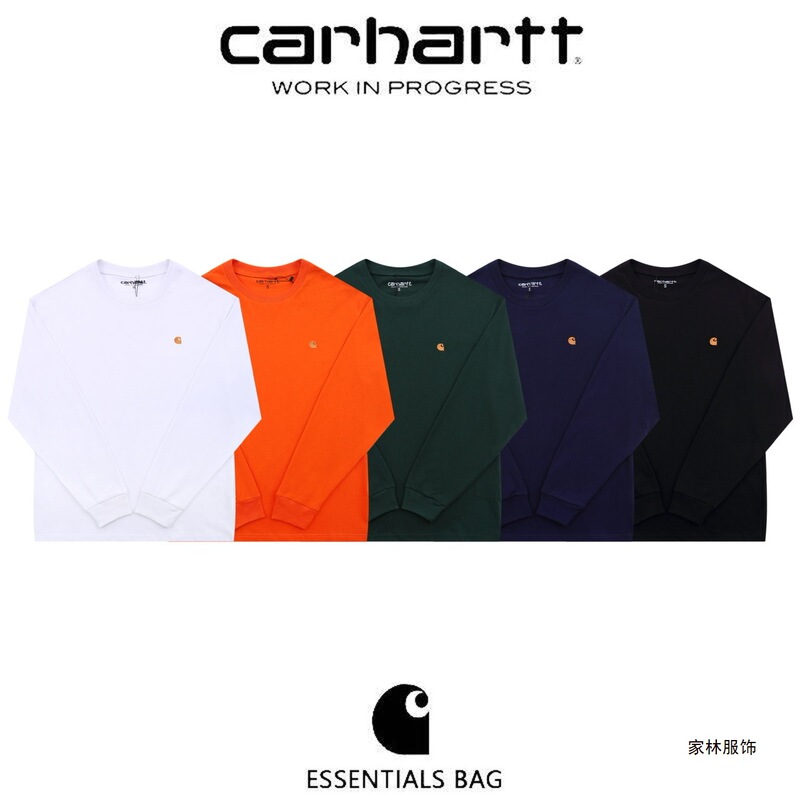 Dropshipping Carhartt Pocket Classic Long-Sleeve Shirt for Men, Couple's Loose Casual Shirt with Round Neck Dropshipping Carhartt Pocket Classic Long-Sleeve Shirt for Men, Couple's Loose Casual Shirt with Round Neck
