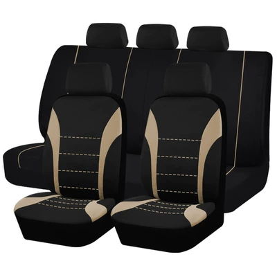 Universal seat cover – Cover Wholesale - creamy-white-set-of-9-pieces