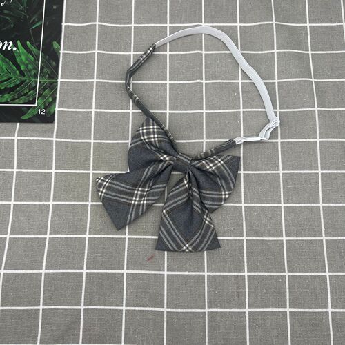 Wholesale jk gray small tie female college style Japanese uniform shirt bow tie female student dk tie free of charge