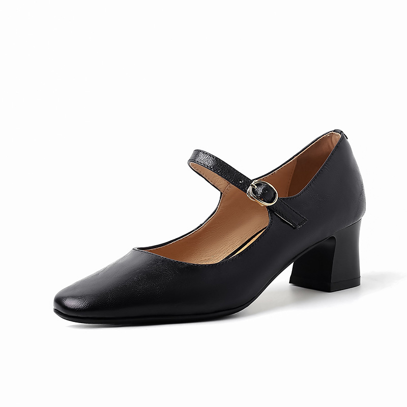 CHIKO Yamila Round Toe Block Heels Mary Jane Shoes - Chiko Shoes