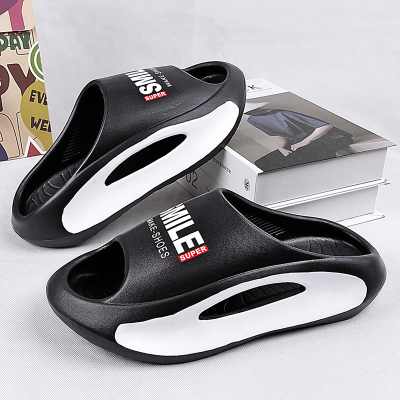 Été nouvelle édition coréenne chaussures de plage en plein air marche sur grande taille décontracté mode polyvalent à la mode chaussons pour hommes_voghion.com