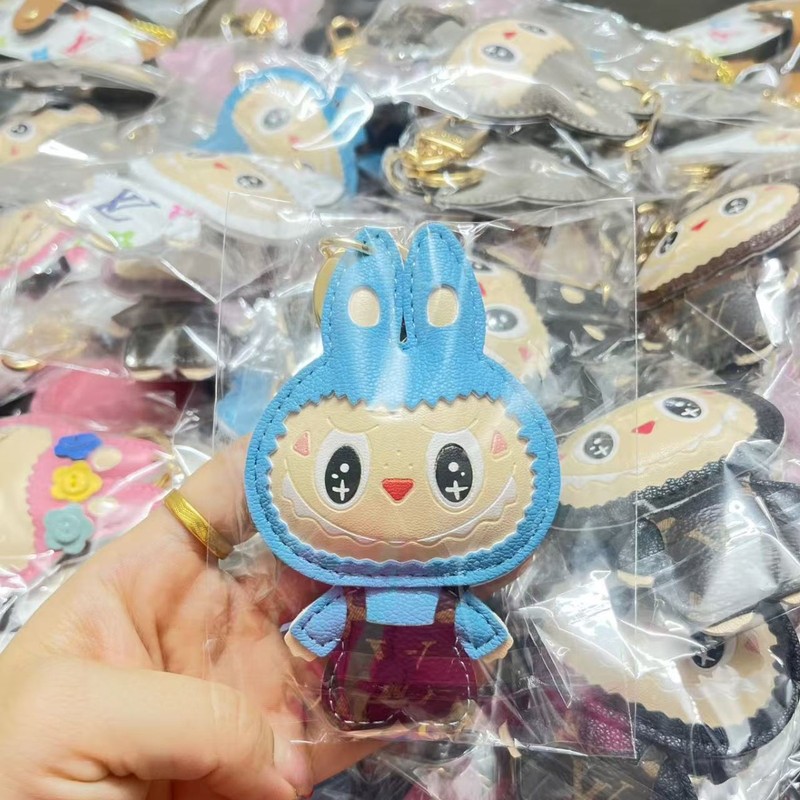 金属超迁皮钥匙扣挂件labubu卡通创意情侣钥匙扣钥匙扣小礼品配件|undefined