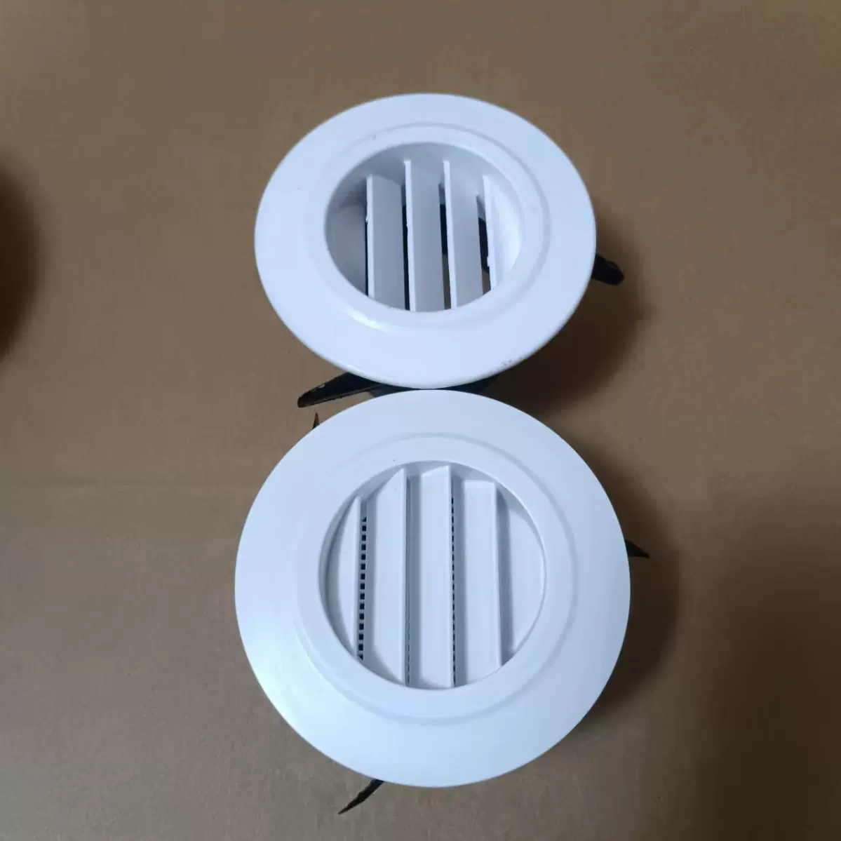 ABS新风口圆形出风口可调送排气口新风系统吊顶装饰通风口盖罩