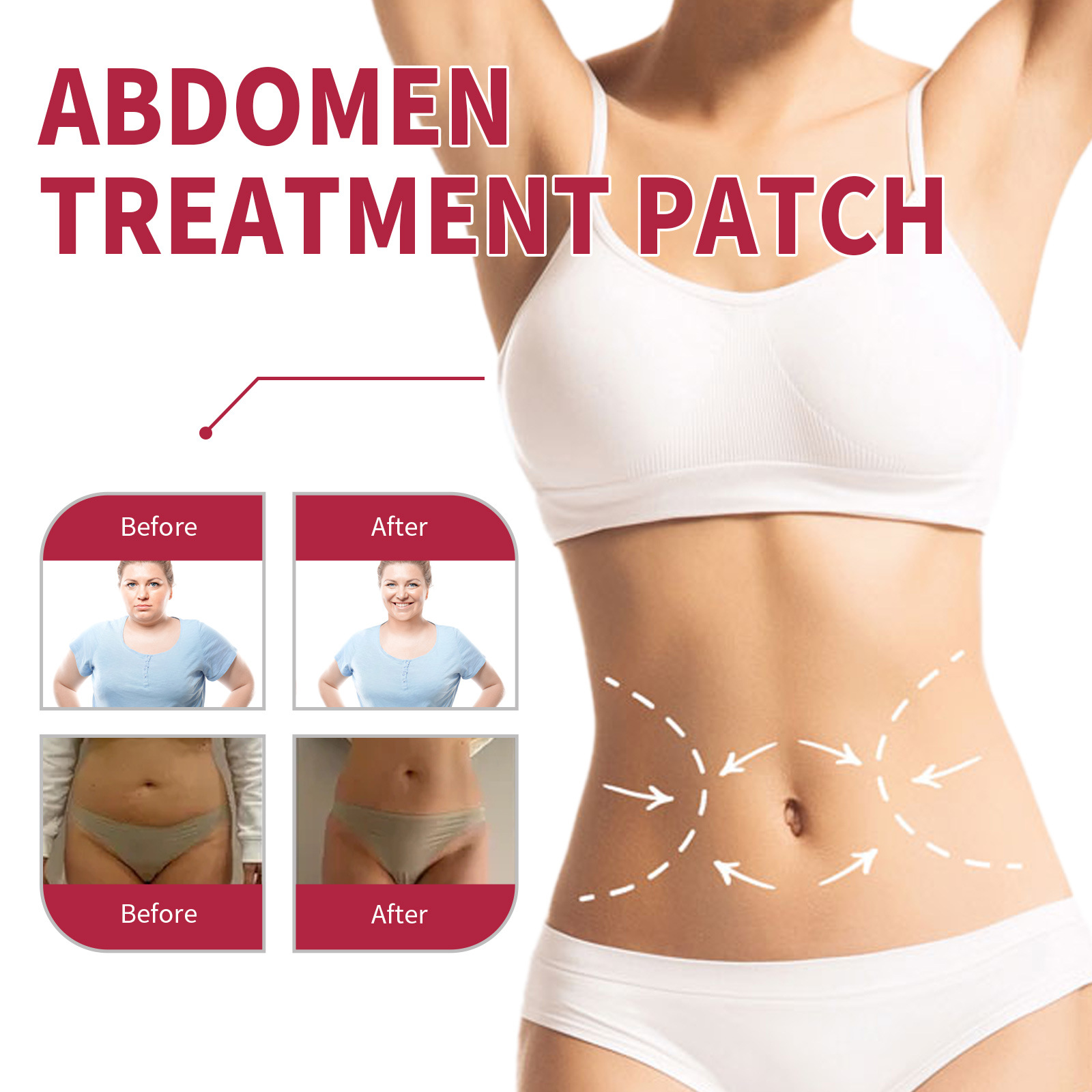 South Moon tightening patch, shaping excess fat, lazy body shaping, abdominal tightening, slimming, defecation_voghion.com