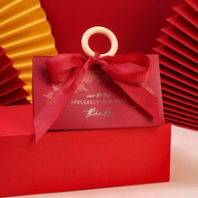 新款欧式喜糖盒创意高端订婚结婚用喜糖盒喜糖袋高级感伴手礼批发