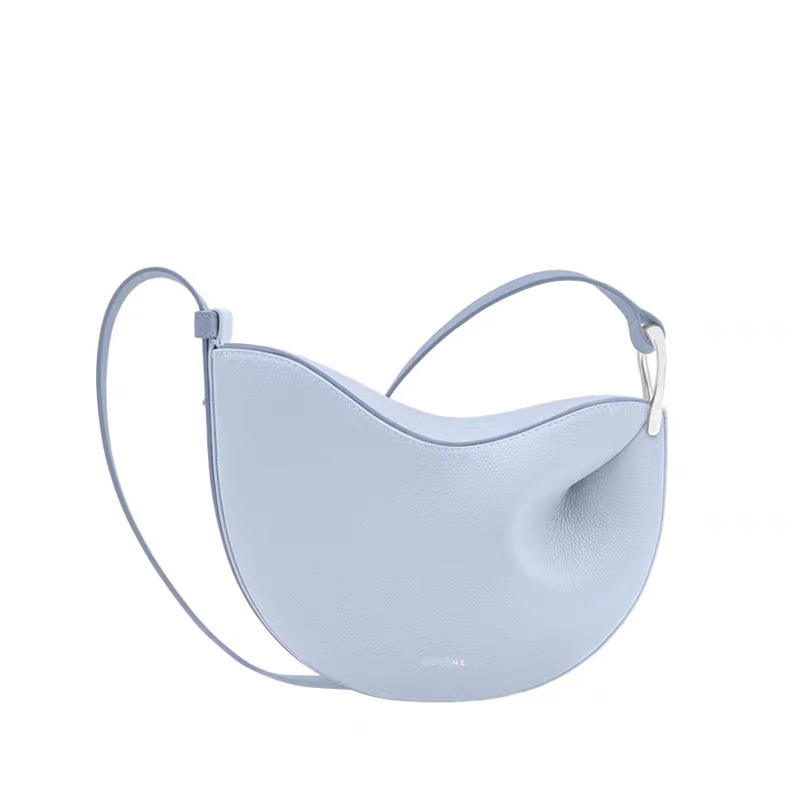 La explosión transfronteriza del bolso de guisante francés poeive 2025 nuevo diseño de nicho bolso de mujer de cuero de hombro bajo la axila