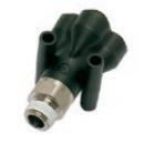 3112 04 10 LEGRIS五通接头 31120410 DN4*R1/8 乐可利五通接头