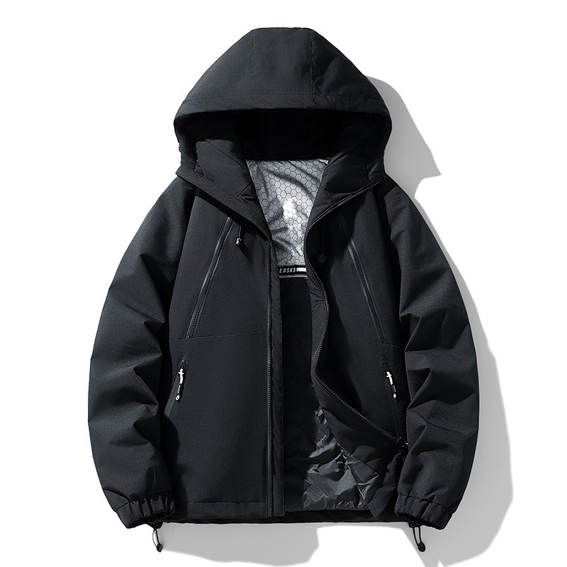 2026 Winter New Style Padded Jacket, Windbreaker, Cold-Proof and Windproof Cotton Coat, Double Zipper Jacket for Men, Trendy Brand 2026 Winter New Style Padded Jacket, Windbreaker, Cold-Proof and Windproof Cotton Coat, Double Zipper Jacket for Men, Trendy Brand