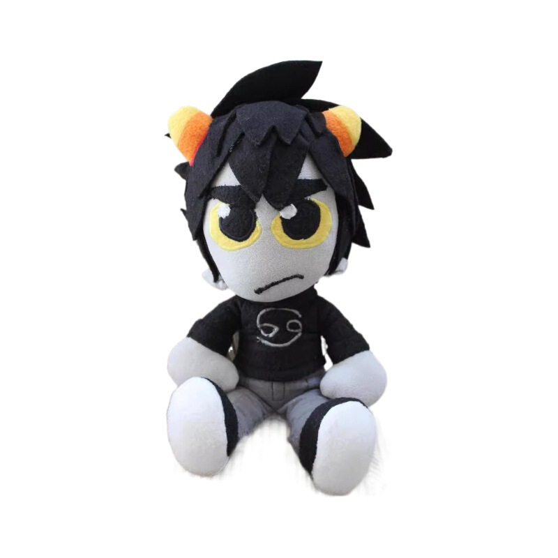 国境を越えた新しいkarkat plush黒腕のない男の子のぬいぐるみ人形|undefined