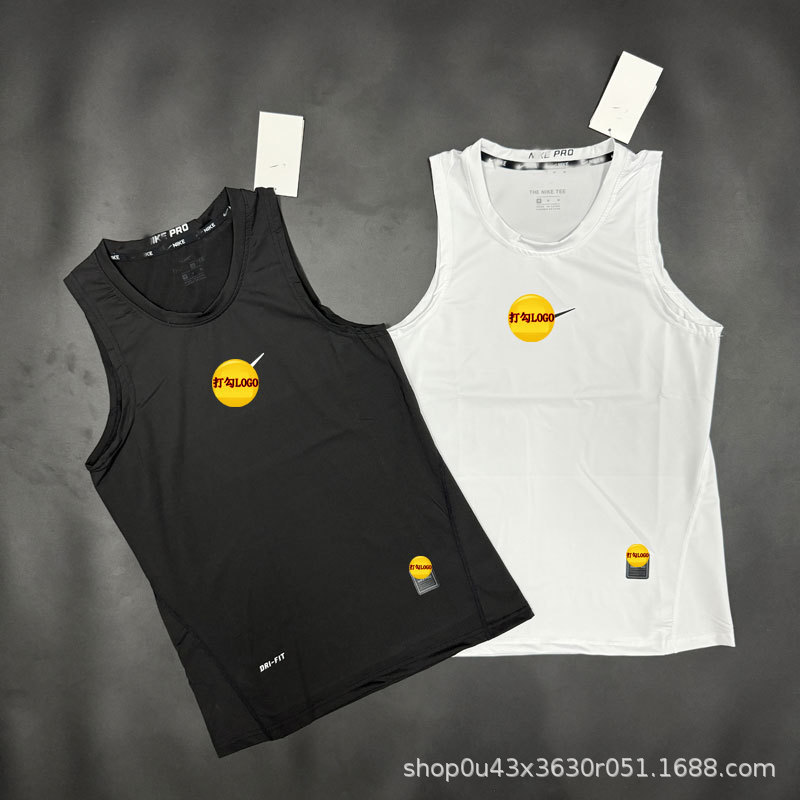 European Size Warm-up Sports Outdoor Sports Casual Clothing Quick-drying Sweat-absorbent American Style Vest Mesh Sleeveless Men's Loose
