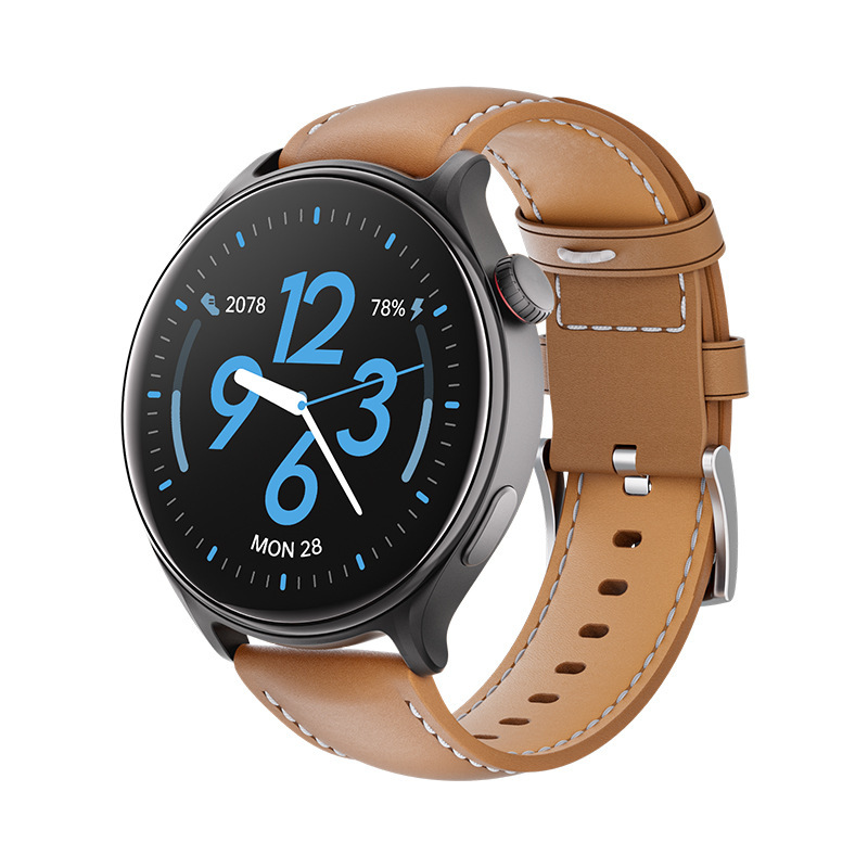 Top version silver brown leather [dragon dial + offline payment + message push + super long standby]