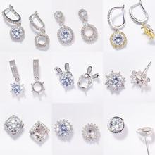 s925��������6.5mm����diy��Ƕ�ʱ�Īɣ��ȶ������й���ֱ������