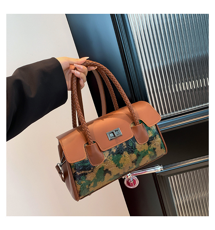 Women's Retro Handbag Chinese Style Shoulder Bag For Mature Women_voghion.com