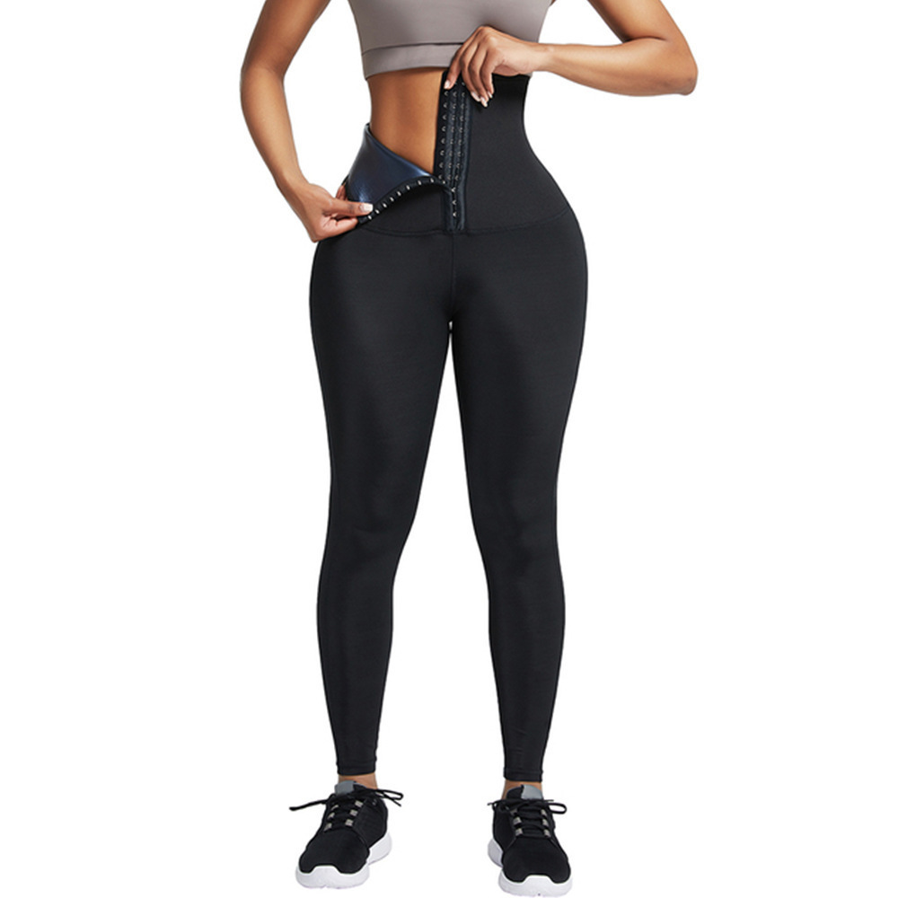 Pantalones Moldeadores Térmicos para Mujer de Nailon, Levanta Glúteos y Control de Abdomen para Deporte y Fitness