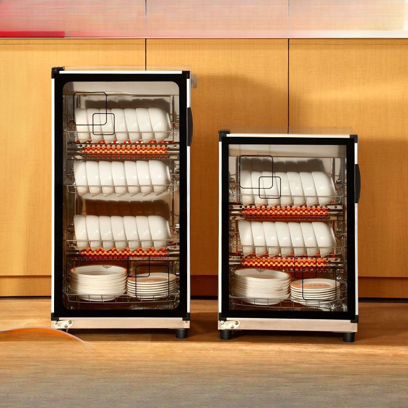 Disinfection Cabinet for Home and Commercial Use, Vertical Small 2025 New Model Disinfection Cupboard for Kitchen Bowls and Chopsticks, Countertop Type