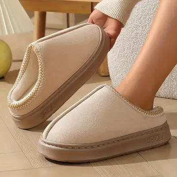 Zapatillas de algodón gatos transfronterizas de mujeres otoño y invierno domésticas impermeables impermeables impermeables silenciosas calentadas zapatillas de pelo de dibujos animados