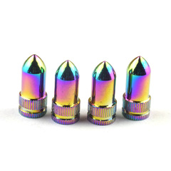 Car and Motorcycle Automotive Aluminum Door Covers Colorful Door Cover Covers Extended Bullet Head Door Cover