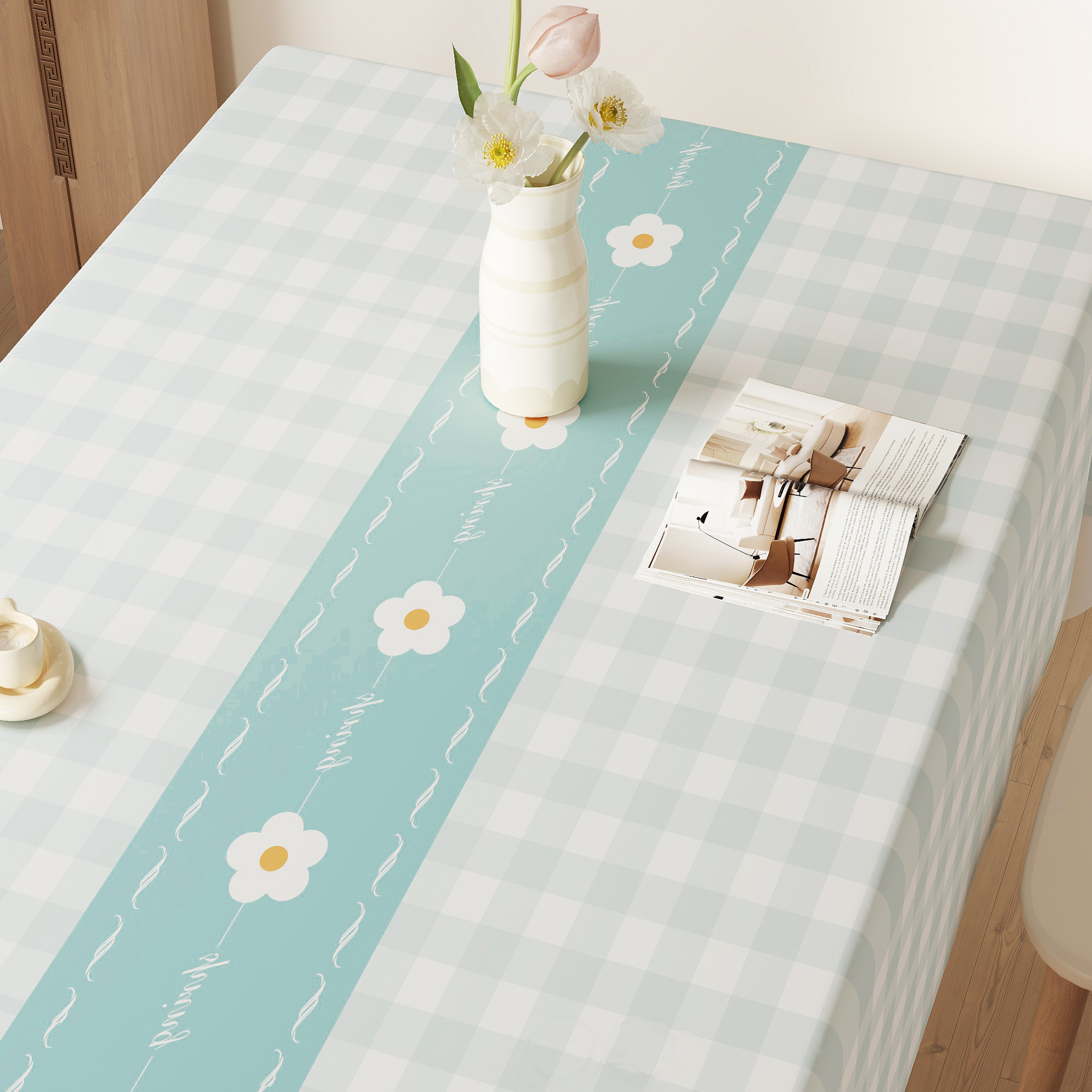 Llevar flores verdes (respetuosas con el medio ambiente, suaves e insípidas)