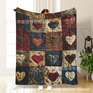 Cross-Border Animal Personalized Flannel Blanket, Air-Conditioning Blanket, Small Blanket, One-Piece Double-Sided Flannel Blanket, Small Throw Blanket