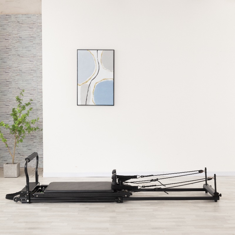 Pilates gran dispositivo cama central cama de aleación de aluminio plegable dispositivo de entrenamiento máquina de entrenamiento Pilates cama de entrenamiento