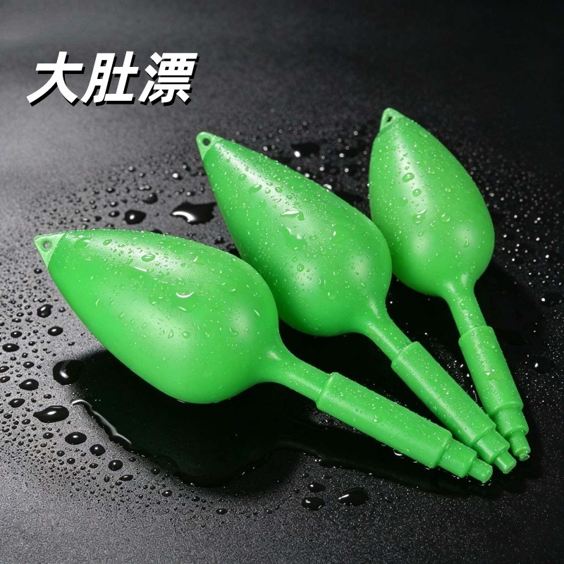 Green large buoy, sea fishing buoy, floating buoy, water monster, bighead carp, high buoyancy, red flag buoy