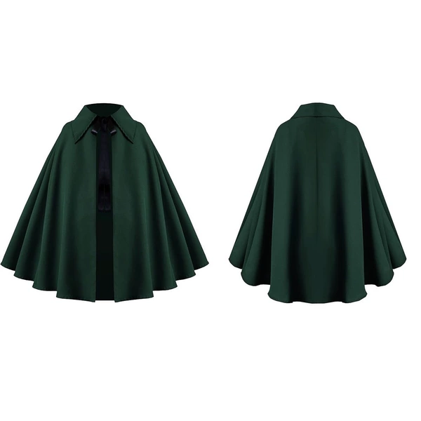24GZ001 short cloak (4036 green)