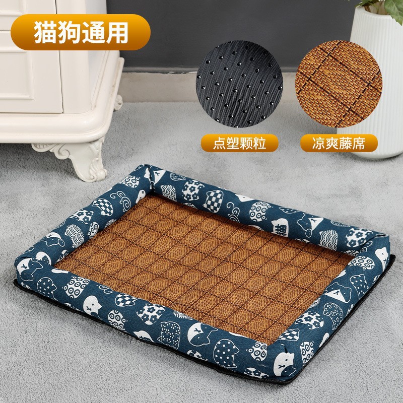 Alfombrilla de verano para mascotas Alfombra de hielo transpirable para perros y gatos Alfombra de hielo transpirable Four Seasons Cazada para perros Cazada para gatos Productos para mascotas