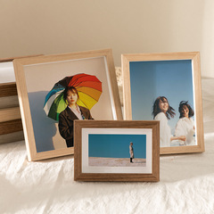 Wooden hollow three-dimensional photo frame for table display, wholesale 5678 10-inch A4 DIY specimen frame, creative picture frame for wall hanging