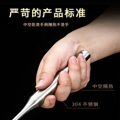 304 stainless steel colander household filter mesh sieve baby food soy milk scoop filter colander kitchen grease separator spoon