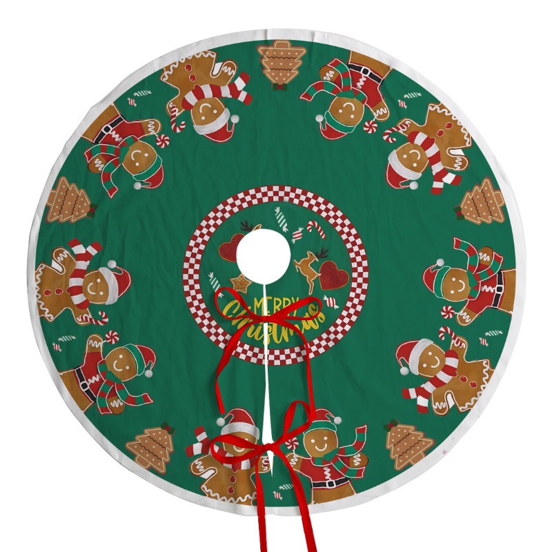 クロスボーダー新しいinsクリスマスツリースカートホリデーパーティーシーン装飾ツリーボトムエプロンぬいぐるみ生地装飾ツリースカート|undefined