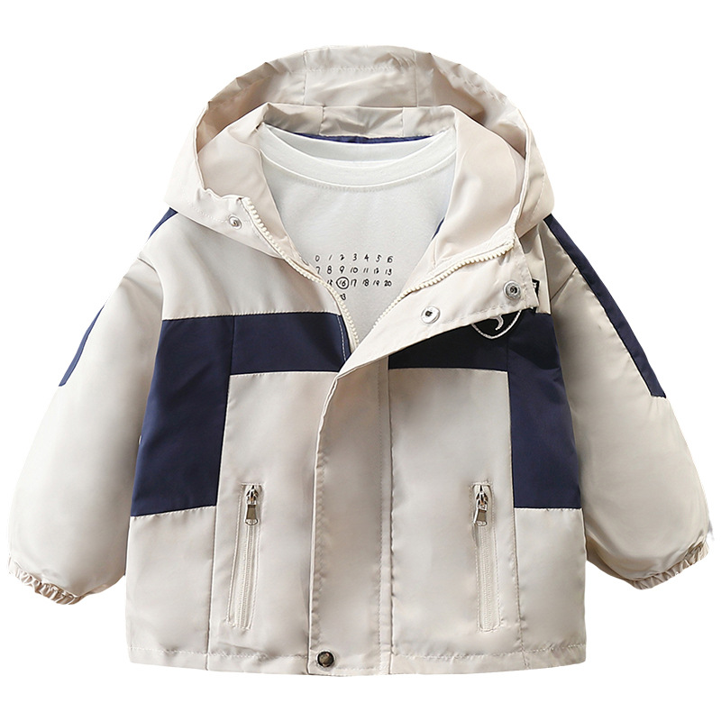 5891 Ropa para niños Chaqueta de otoño para niños 2025 Primavera y otoño Nuevo estilo Estilo occidental Chaqueta cortavientos para niños Ropa de otoño