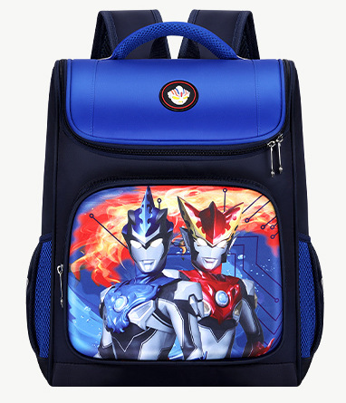 Pérdida de peso de dibujos animados escuela primaria estudiante mochila grado uno dos tres a seis niños escuela primaria mochila impermeable