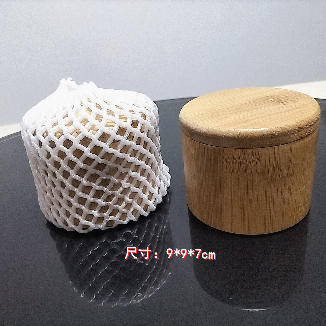 Tarro de condimento de bambú caja de condimento tapa giratoria de succión magnética botella de condimento frasco de sal de bambú condimento de cocina caja de almacenamiento