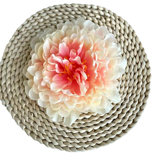 19cm large peony head simulation flower lantern decoration wedding floor arch flower arrangement gift box ornaments silk flowers