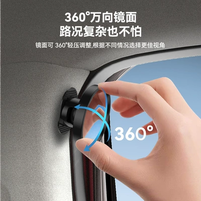 Mirror, Anti-Door-Opening Large Field – Large field of view rear view auxiliary mirror